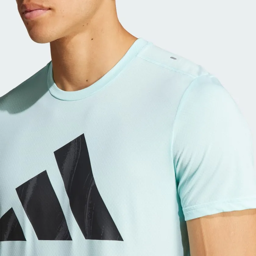 ADIDAS BRAND LOVE T-SHIRT - TURQUOISE