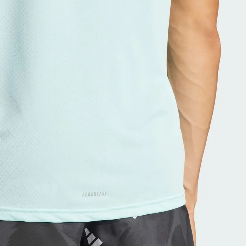 ADIDAS BRAND LOVE T-SHIRT - TURQUOISE