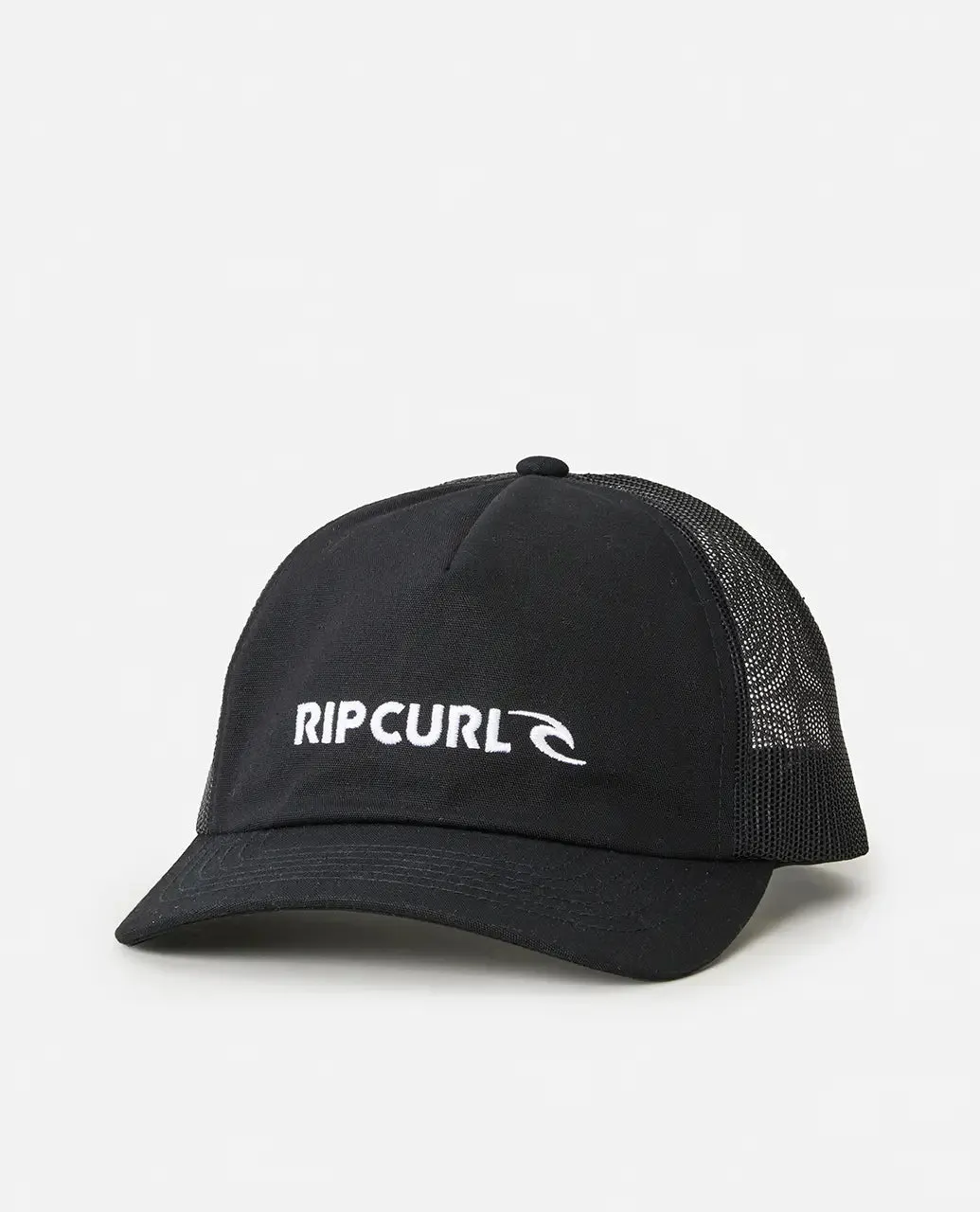 Brand Icon Trucker Cap in Black