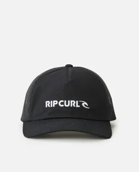 Brand Icon Trucker Cap in Black