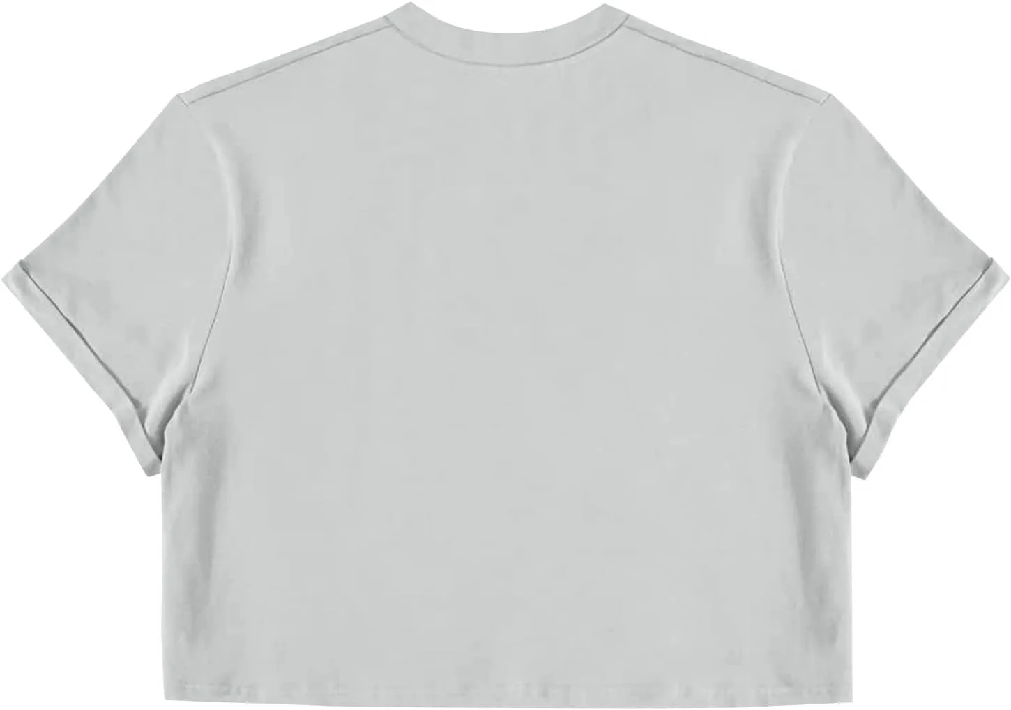 Crop Tops for Men Basic Short Sleeve Round Neck Casual Pullovers Summer Sexy Gay Tee Tops Hot Shirts