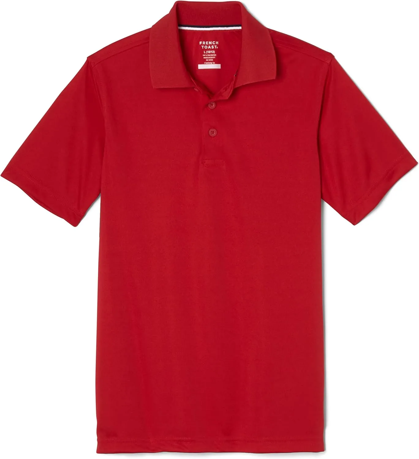 French Toast Boys' Moisture Wicking Performance Sport Polo Short Sleeve Shirt
