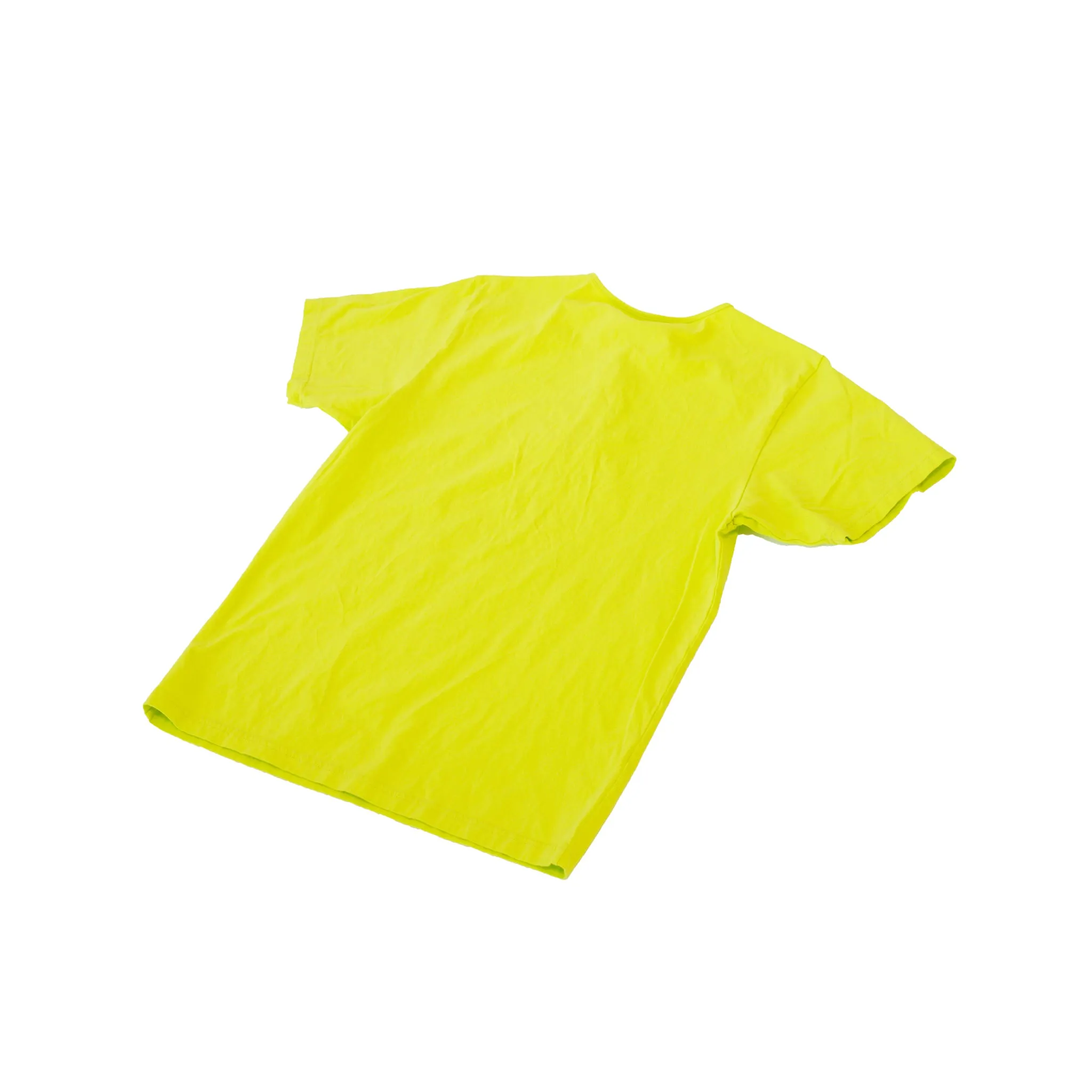 Homespun Knitwear Great Plains Tee Combed Cotton Jersey Acid Lime