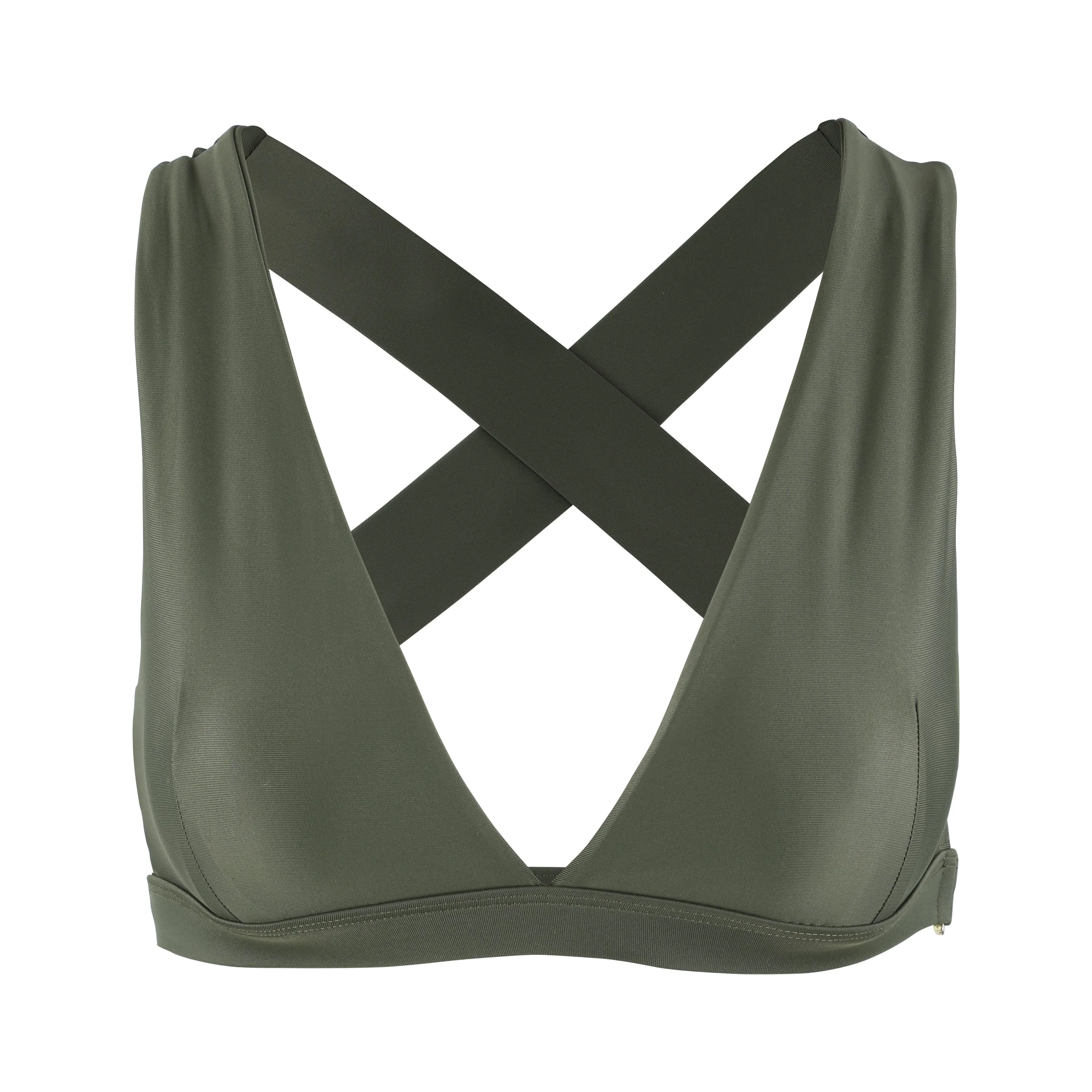 Lilly V 2.0 Push Up Sports Bra | Recycled Nylon | Olive