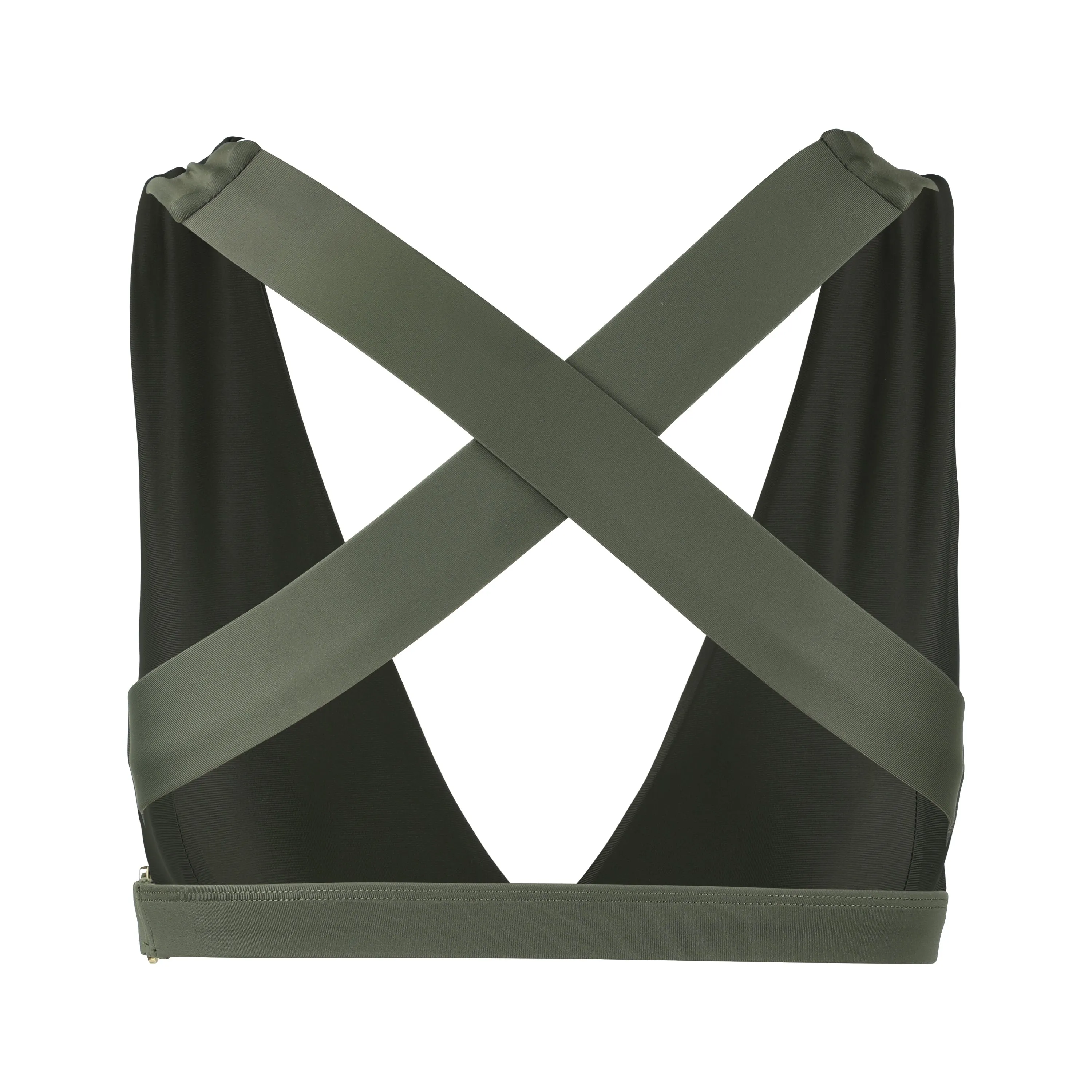 Lilly V 2.0 Push Up Sports Bra | Recycled Nylon | Olive