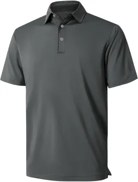 NIASHOT Mens Polo Shirt Short Sleeve Golf Sports Casual Tee
