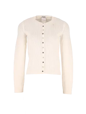 open-knit cardigan