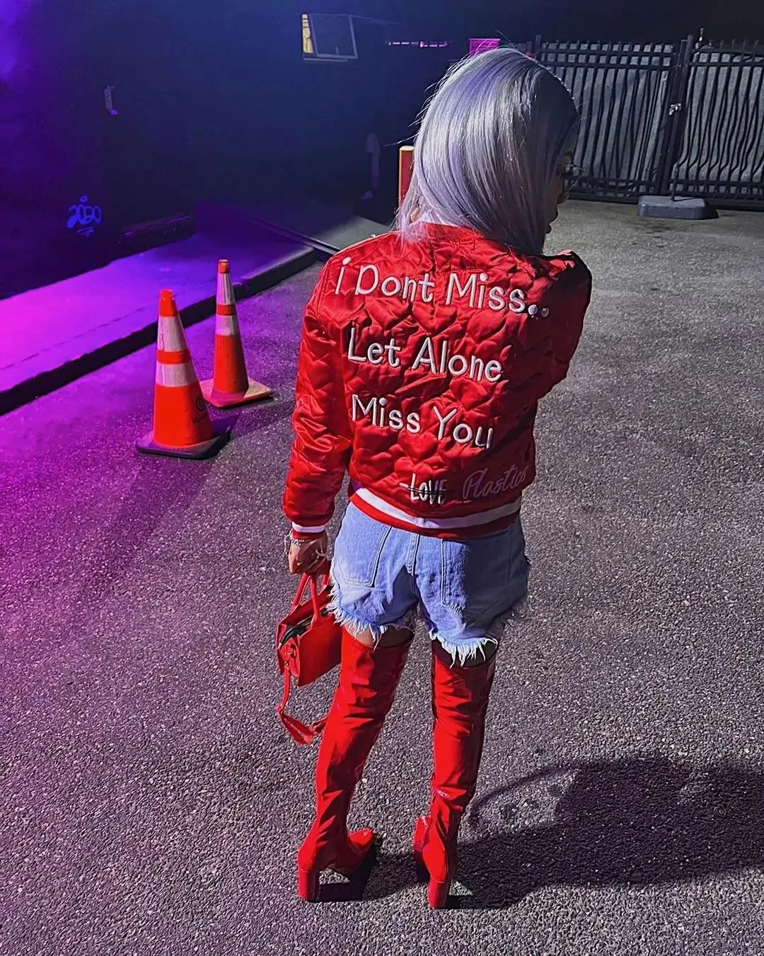 Shauna Long Sleeve Full Zip Up Letter Embroidery Streetwear Jackets