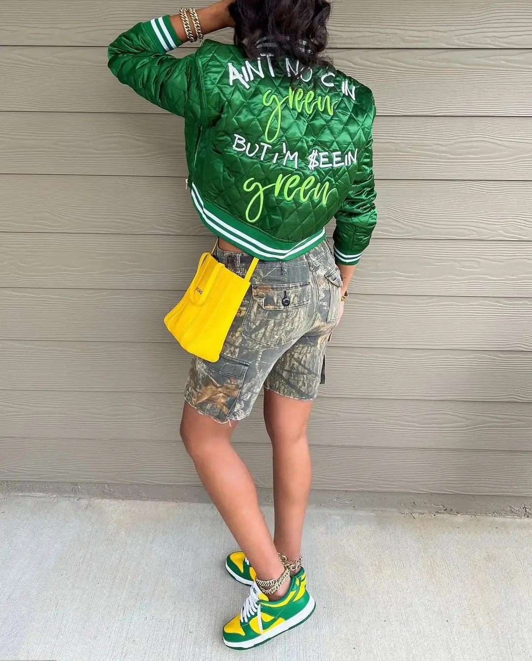 Shauna Long Sleeve Full Zip Up Letter Embroidery Streetwear Jackets