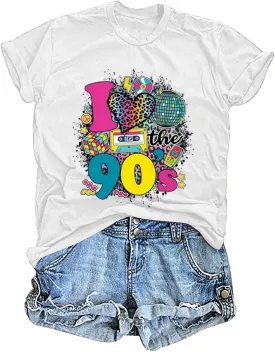 Take Me Back to The 90s Tshirt Women 90s Outfit Tee Vintage 90s Shirt Short Sleeve Birthday Party Gift Tops Tee