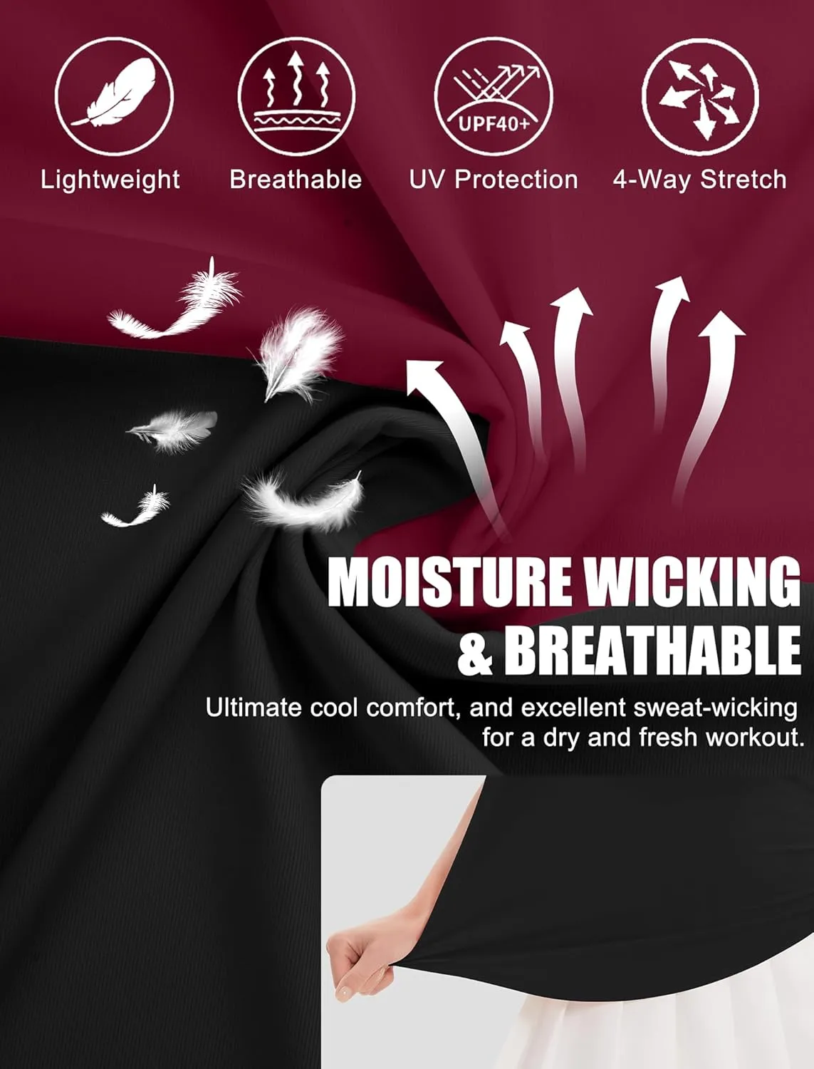 Women's Golf Polo Shirts UPF 50  Sun Protection 3-Button Short Sleeve Quick Dry Shirt Athletic Tennis Golf Tops