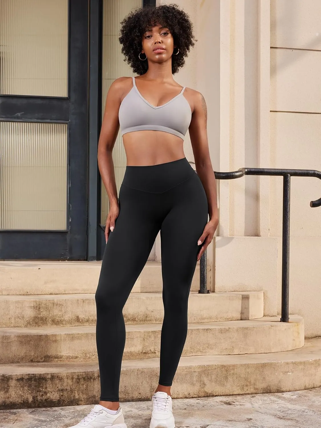 YEOREO Yoga Pants Workout Leggings for Women Hidden Scrunch Butt Lifting Leilanie High Waisted Tummy Control Gym Leggings