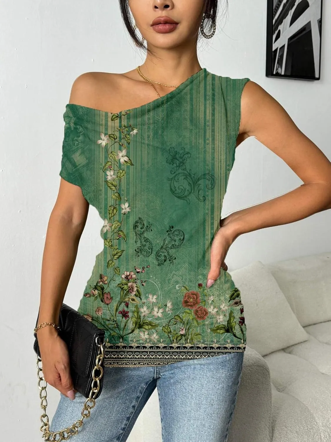 Zeagoo Tank Top for Women Trendy Going Out Tops Sleeveless Shirts Ruched Business Casual Basic Tunic Tops